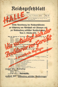 Halle Wie verteidigt sich der Proletarier 1931